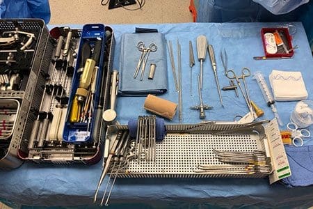 Revision knee surgery